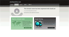 Desktop Screenshot of ameliaandme.com